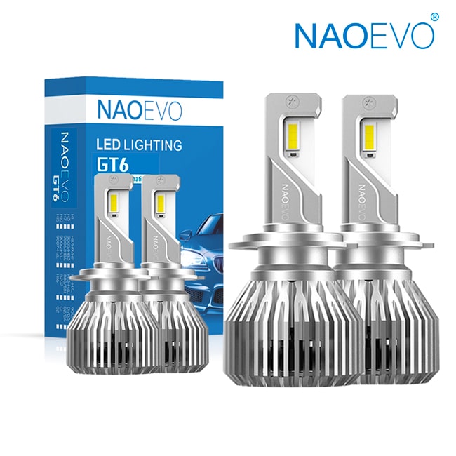 2 Pares de Focos GT6 10.000LM NAOEVO en Oferta